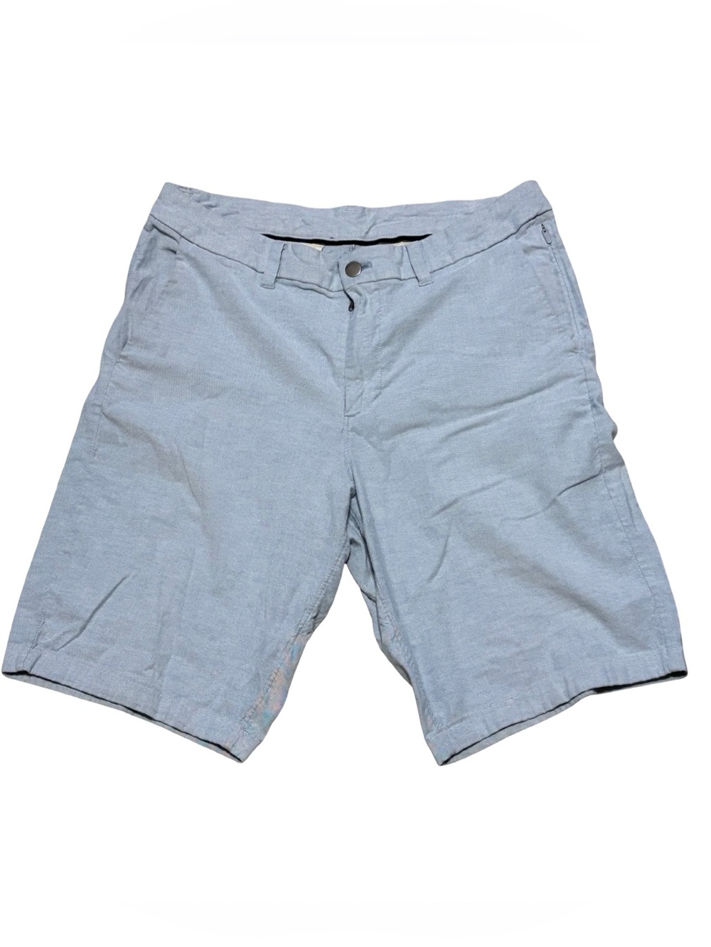 LULULEMON Men's Light Blue Commission Casual Shorts SIZE 32